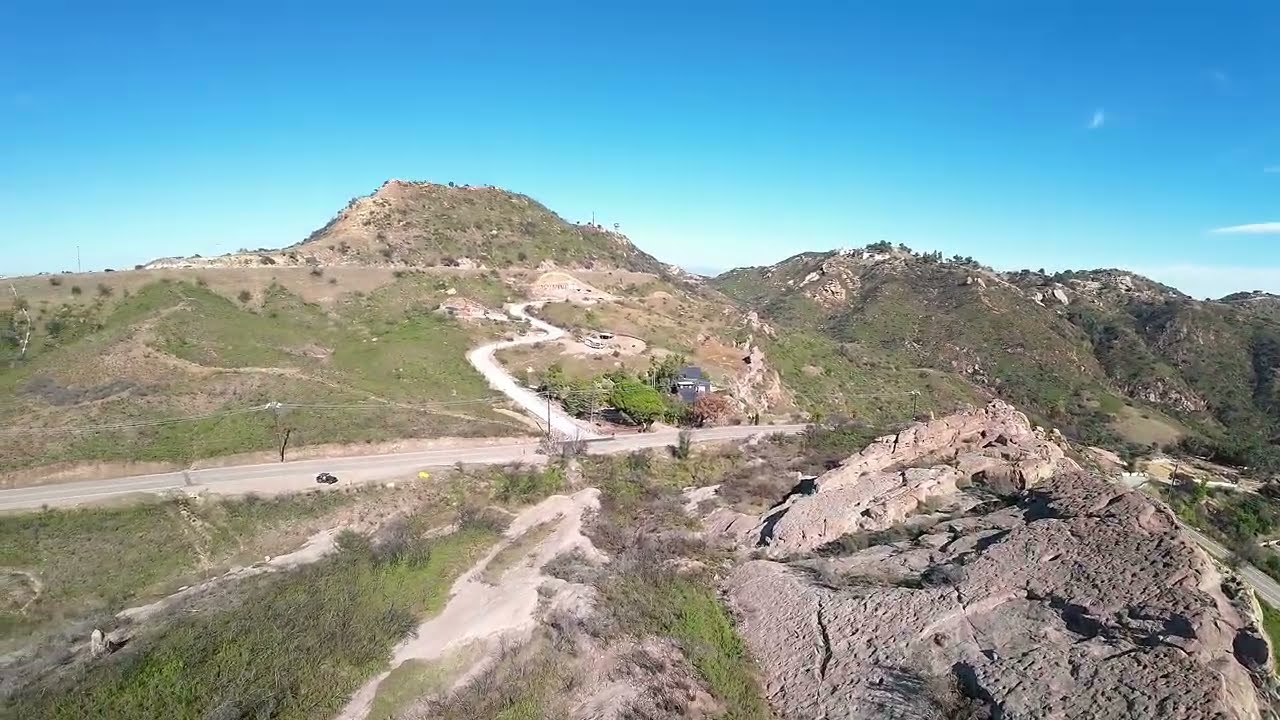 Stunt Road Area Malibu CA - After The Rains - After The Fires
