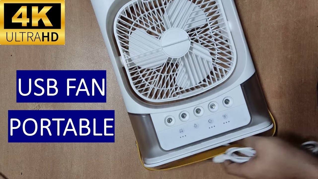 Portable Air Conditioner Fan 🆒 USB Personal Cooler - Link In The Description