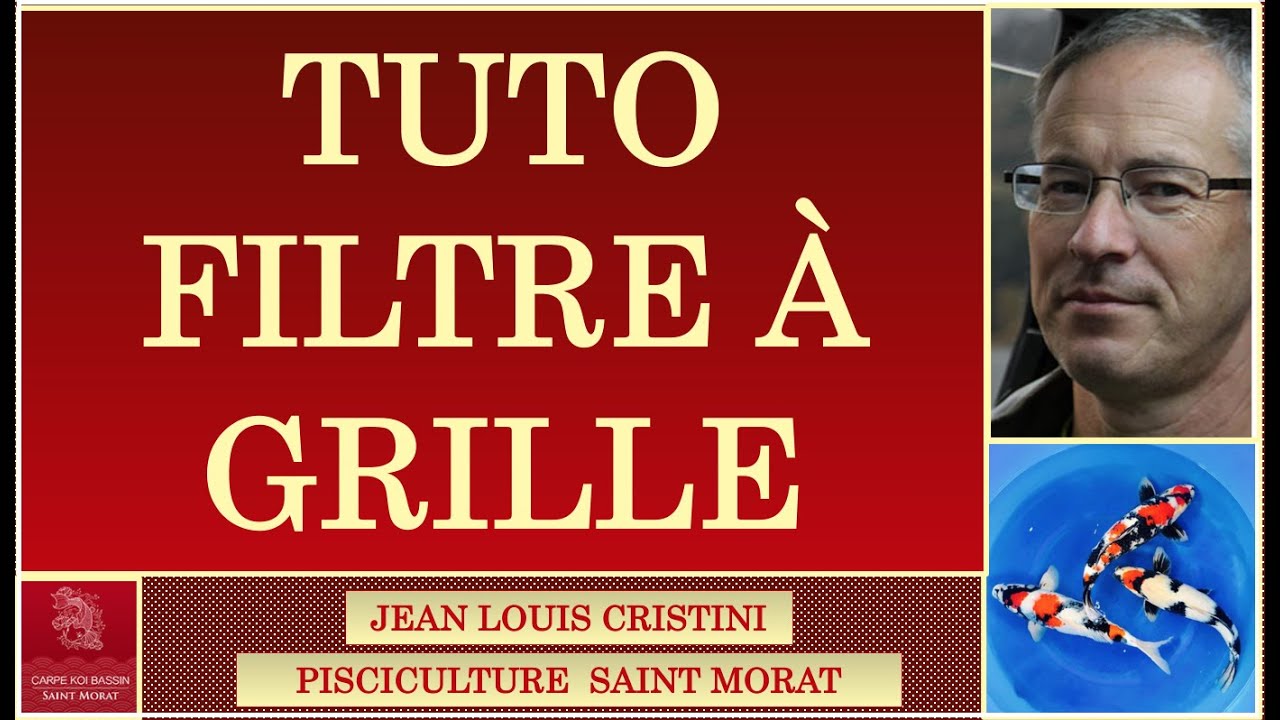 TUTO filtration mécanique : FILTRE À GRILLE BASSIN CARPE KOI, UN BON FILTRE MECANIQUE.