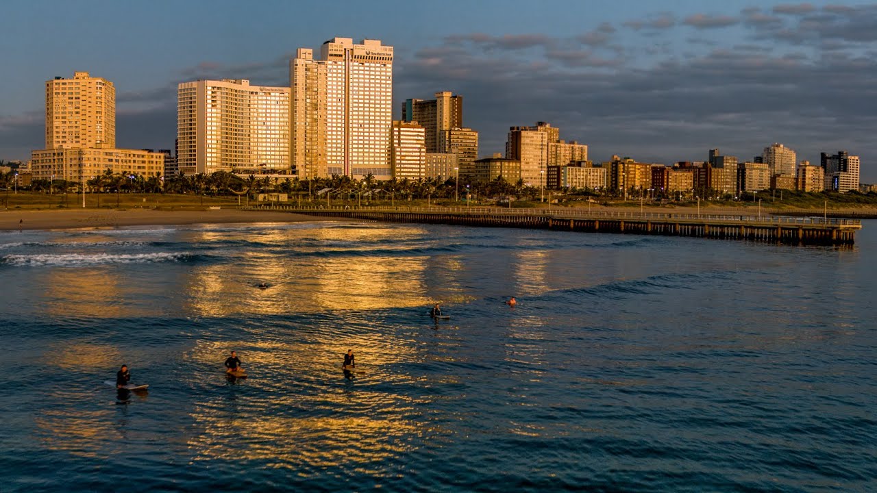Durban’s Golden Mile at Sunrise: A 4K Coastal Dream