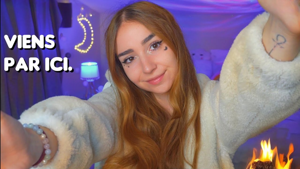 ASMR après une dure journée 🤗 (+ feu de cheminée🔥)
