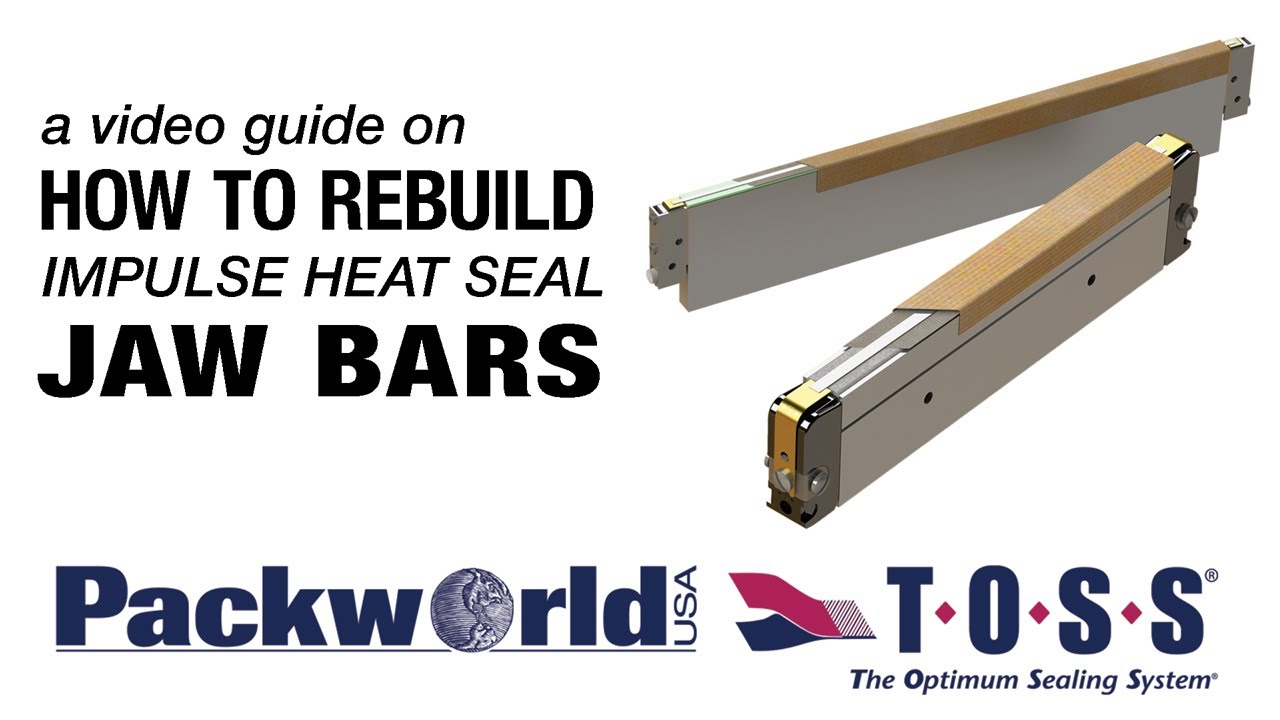 PackworldUSA Rebuilding Impulse Heat Seal Jaw Bars