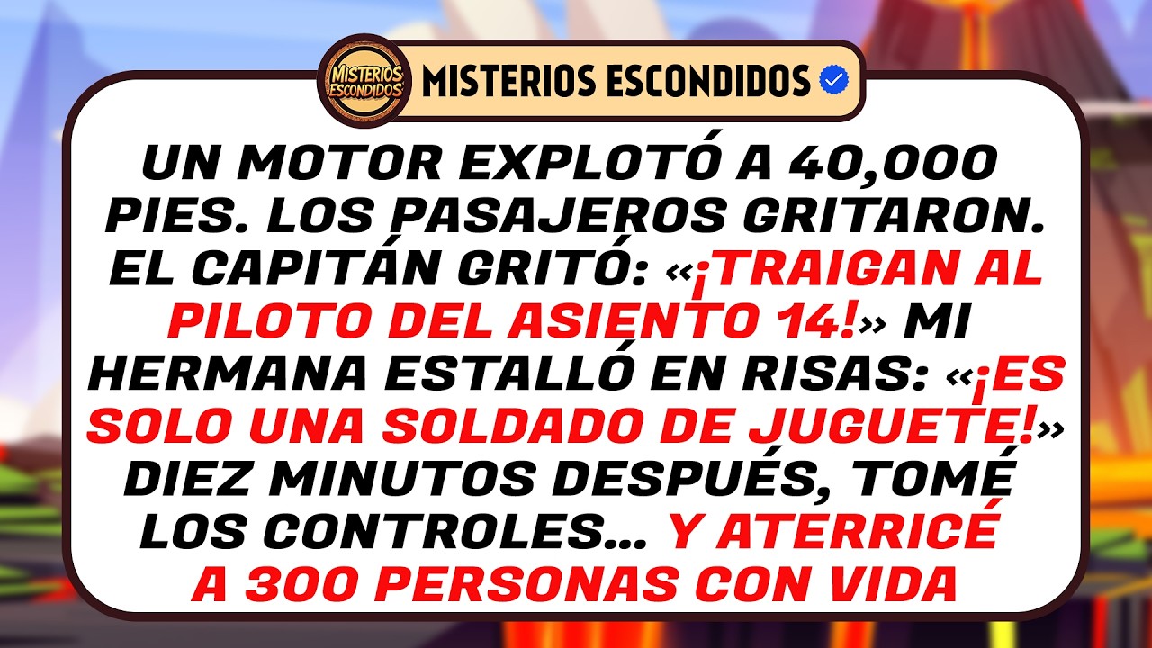 Mi Hermana Se Burló De Mí En El Avión, Hasta Que Salvé 300 Vidas.