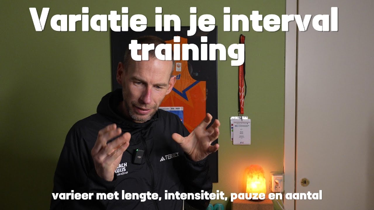 Variatie in je interval training; aan deze knoppen kun je allemaal draaien
