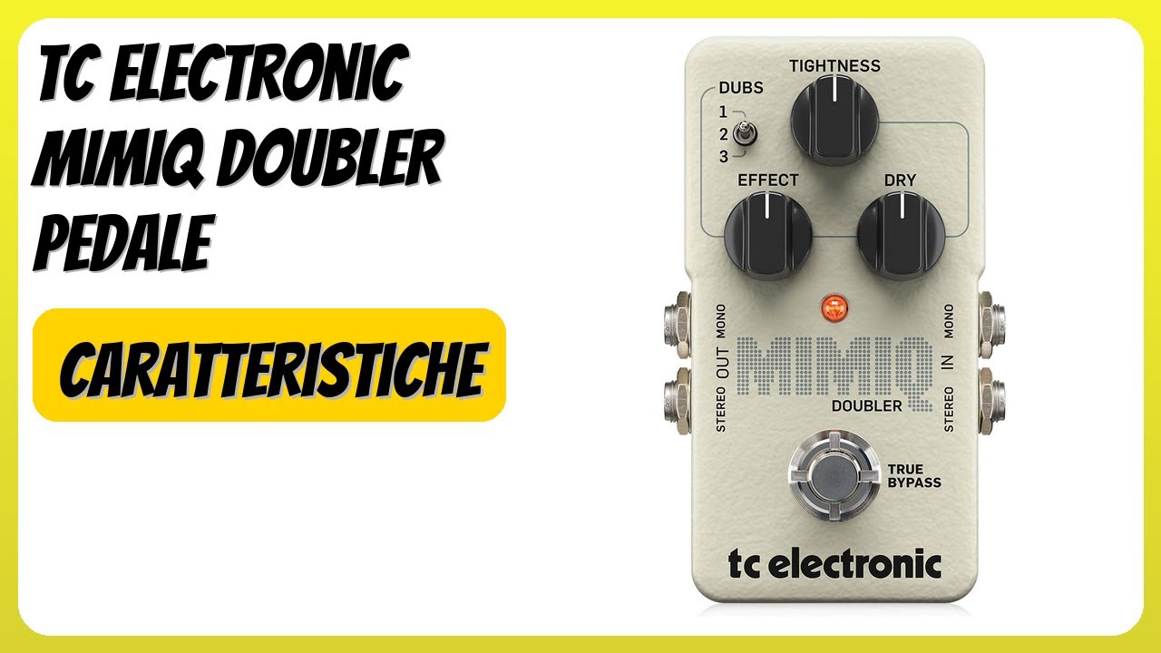 RECENSIONE (2026) : Tc electronic MIMIQ DOUBLER Pedale. DETTAGLI