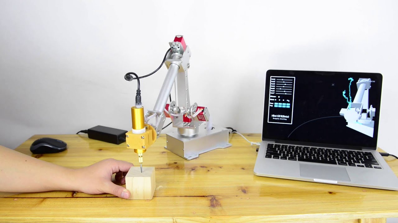 7Bot Robot Arm GUI Demo -- Drilling