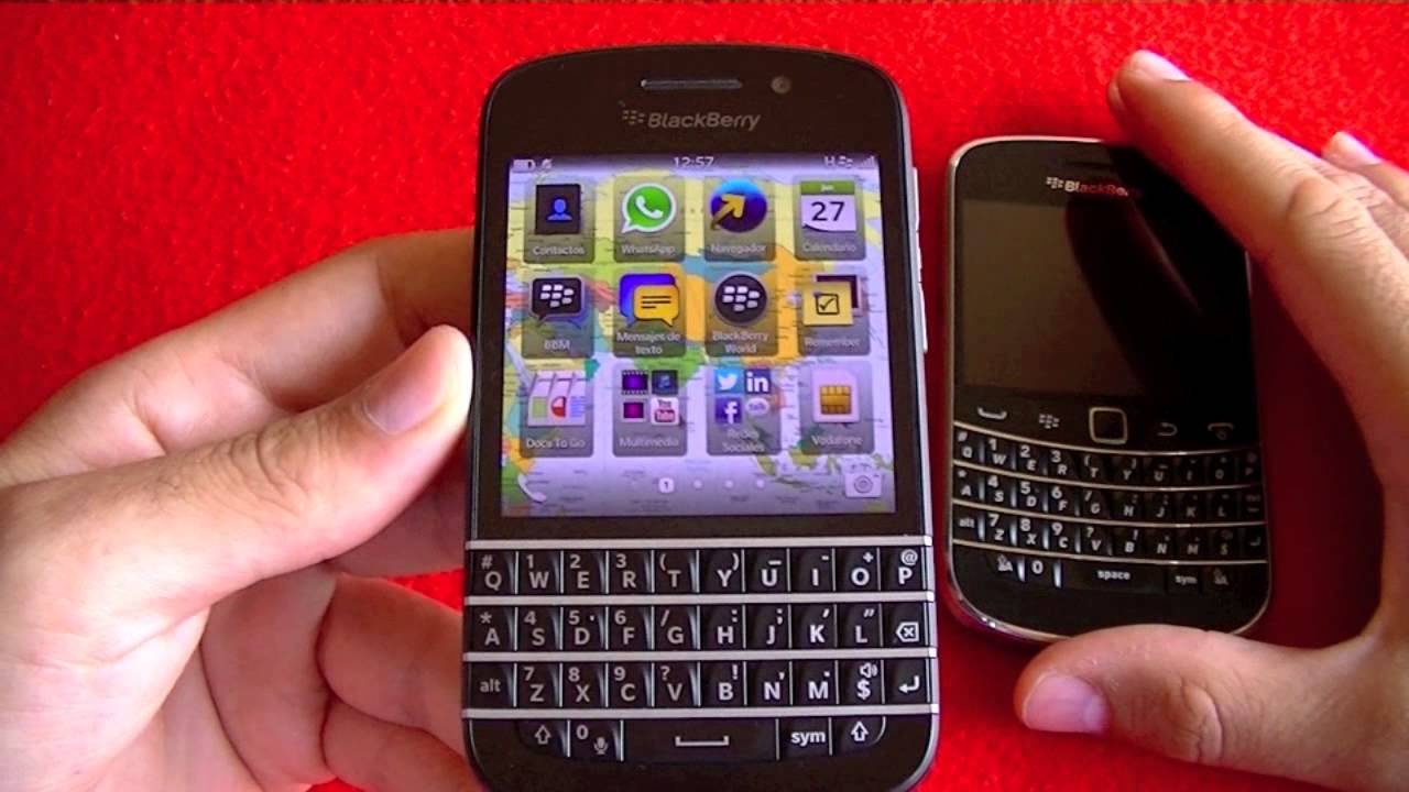 Del BlackBerry 9900 al Blackberry Q10, comparativa