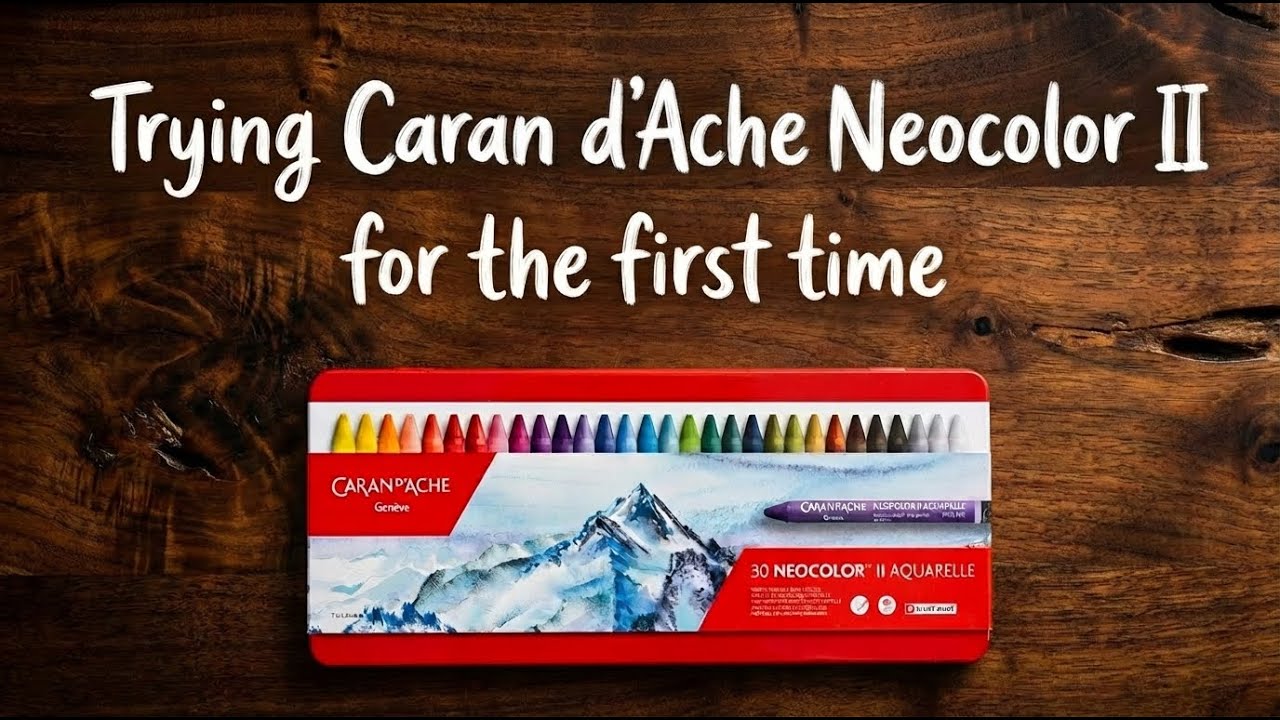 Testing Caran d'Ache Neocolor II 🖍️ Are they worth the hype?