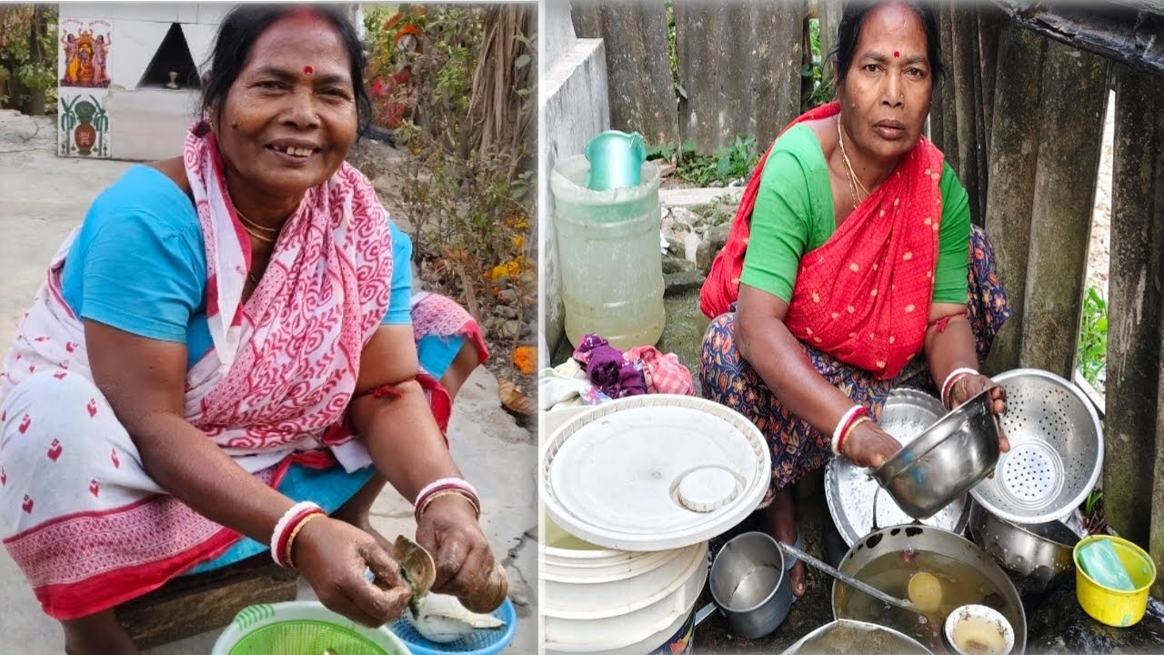 মায়ের কাজ সকাল থেকে রাত পর্যন্ত শেষ আর হয়না কতো কষ্ট করে মা/সাধারন পরিবার/daily vlog🙏🥹