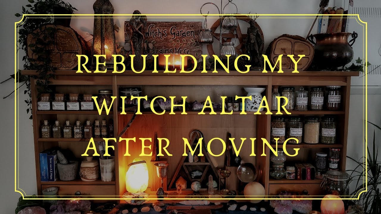 Rebuilding my WITCHCRAFT ALTAR after moving | The Wood Witch