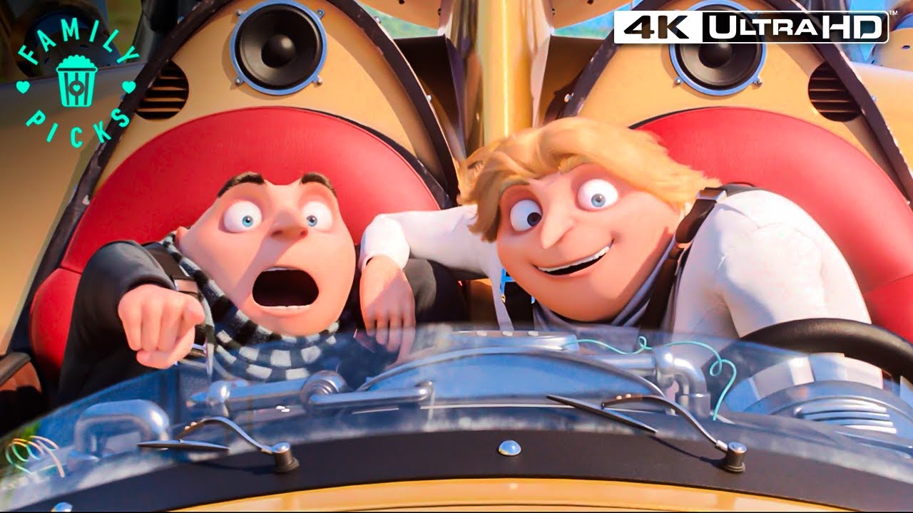 Gru and Dru Take Their Dad's Villain Car for a Joyride | Despicable Me 3