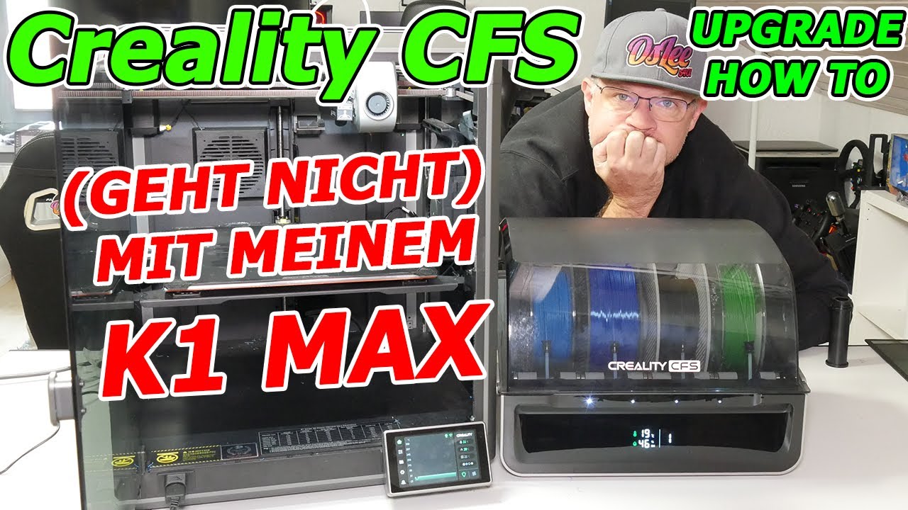 Creality K1 Max Upgrade CFS Teil 1: Wie schlecht kann es denn eigentlich laufen?