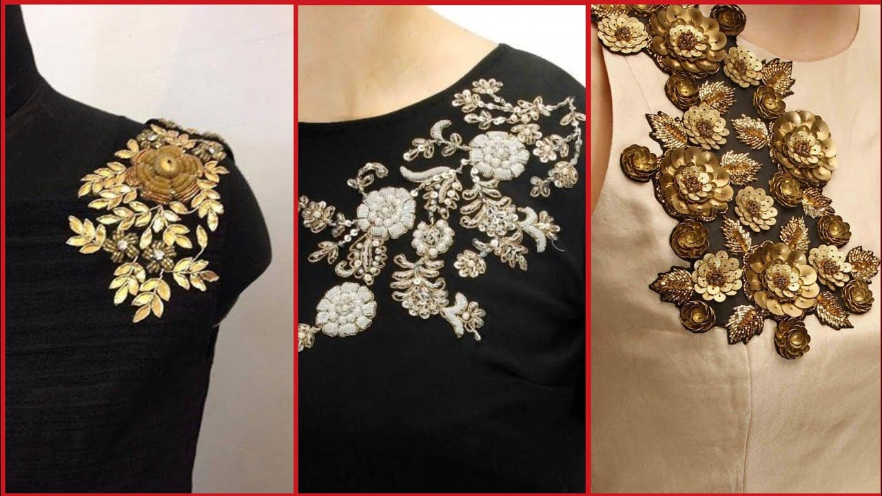 Latest Beautiful And Outstanding Unique Style Embroidery Pattern /Motif Design