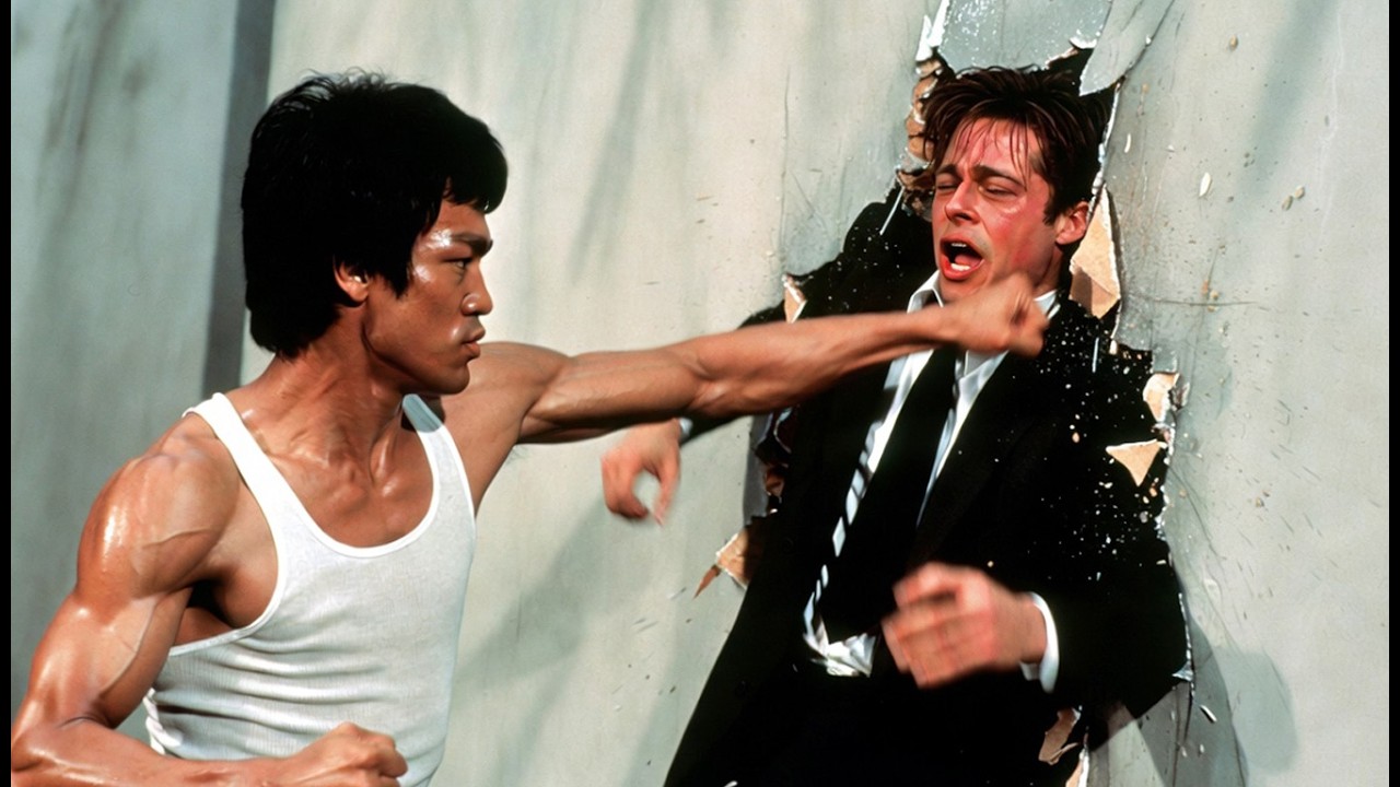 Bruce Lee VS Cliff :The Real “Once Upon a Time in Hollywood” |Ai animation