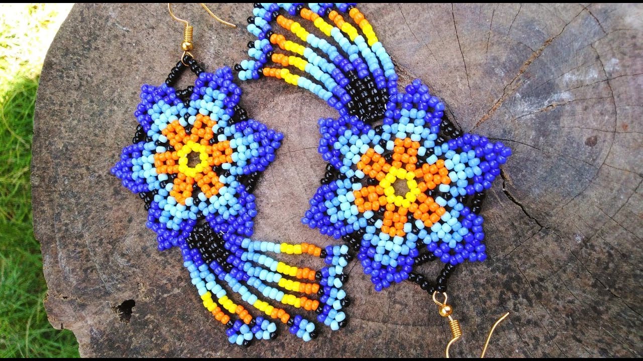 ARETES DE CHAQUIRAS/MOSTACILLAS FÁCILES PASO A PASO -Vanessa Basurto♥