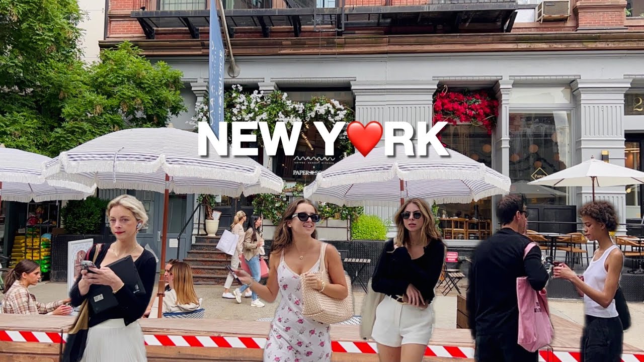 [4K]🇺🇸NYC Summer Walk🗽TriBeca in New York City⛵️🍹Grand Banks & Sixpoint Brewery | June 2024