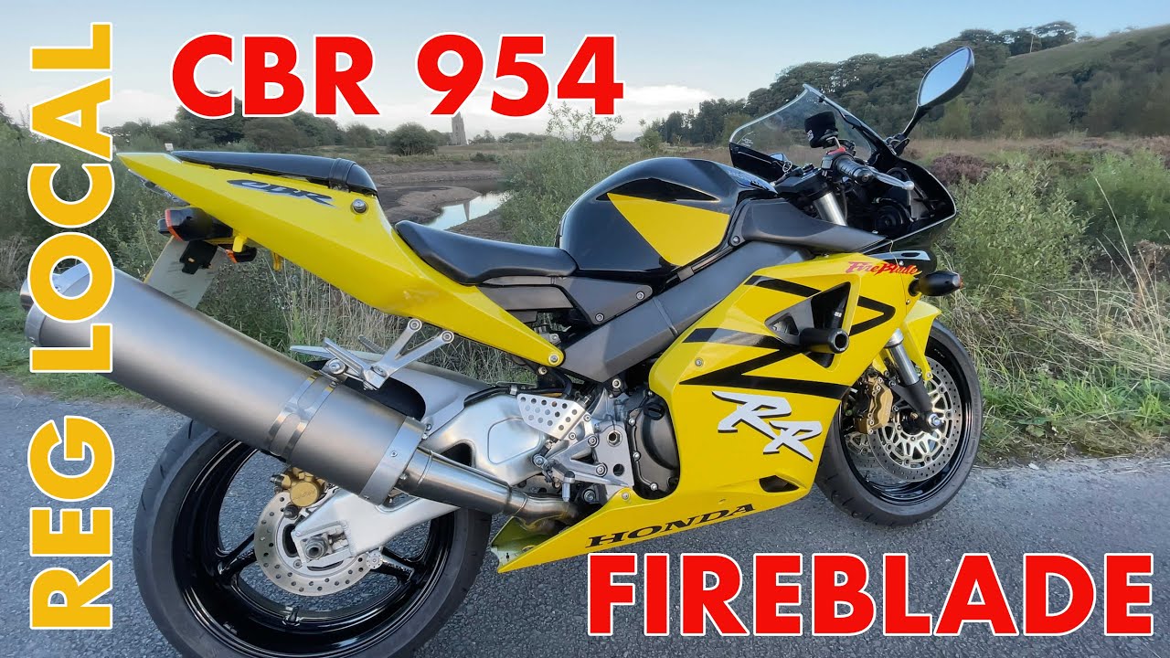 Ещё один новый мотоцикл! CBR900RR 954 FireBlade 2003 года