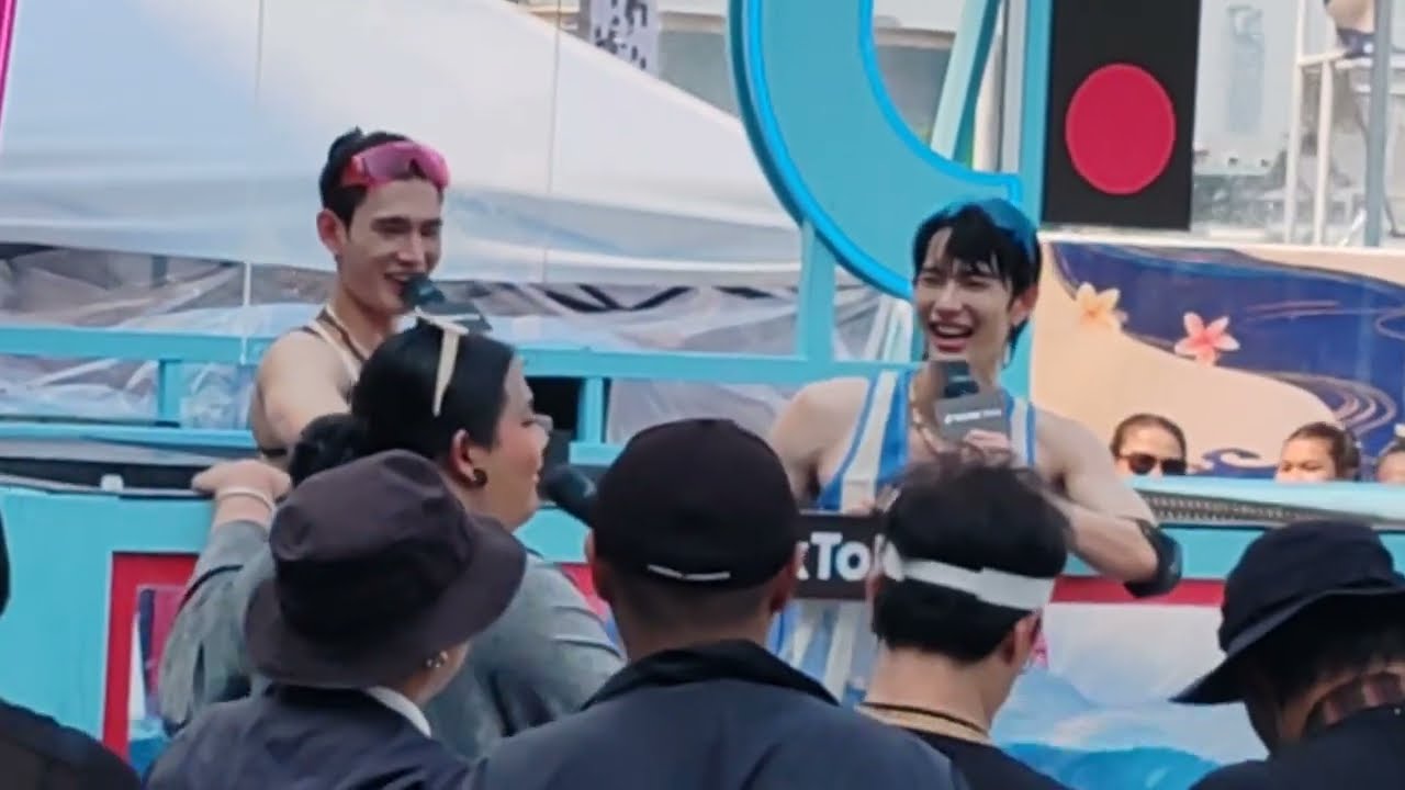 Pooh&Pavel - EP.2/3(หนุ่มน้อยตกน้ำ)💦TIKTOK SHOP SONGKRAN@ICONSIAM River Park #PoohPavel #พูห์พาเวล
