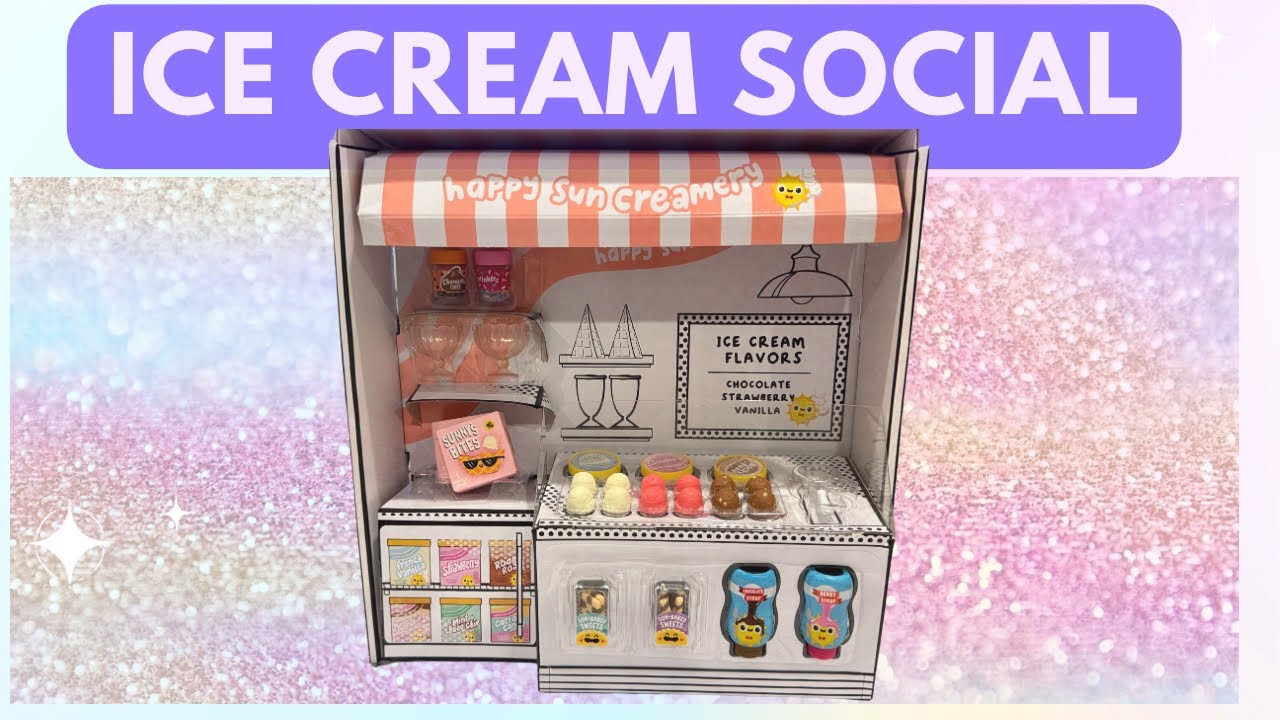 Unboxing the Miniverse Ice Cream Social Set: Create A Perfect Sundae!