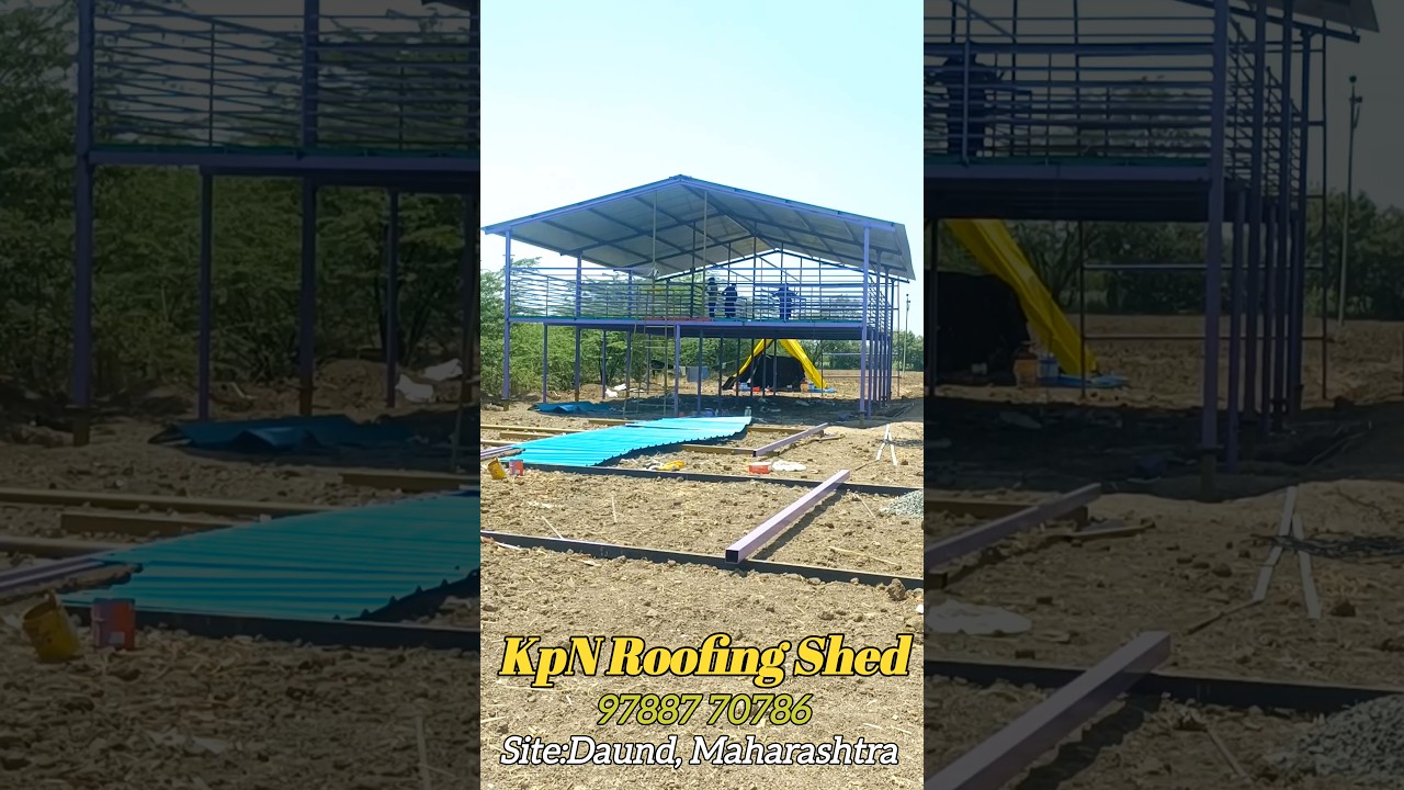 Goat Shed New Model(2024) 97887-70786 | 0431-2660786 @kpnroofingshedindia  #goatfarm