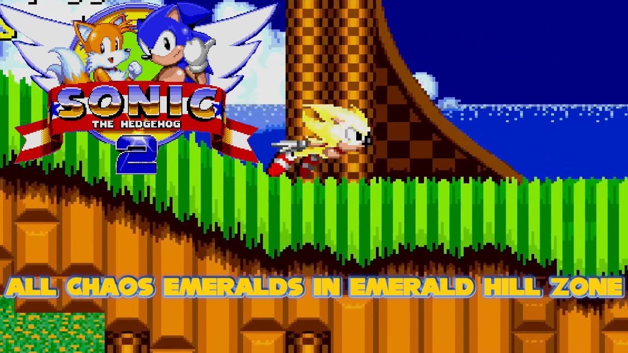 How to get All Chaos Emeralds in Emerald Hill Zone - Sonic the Hedgehog 2