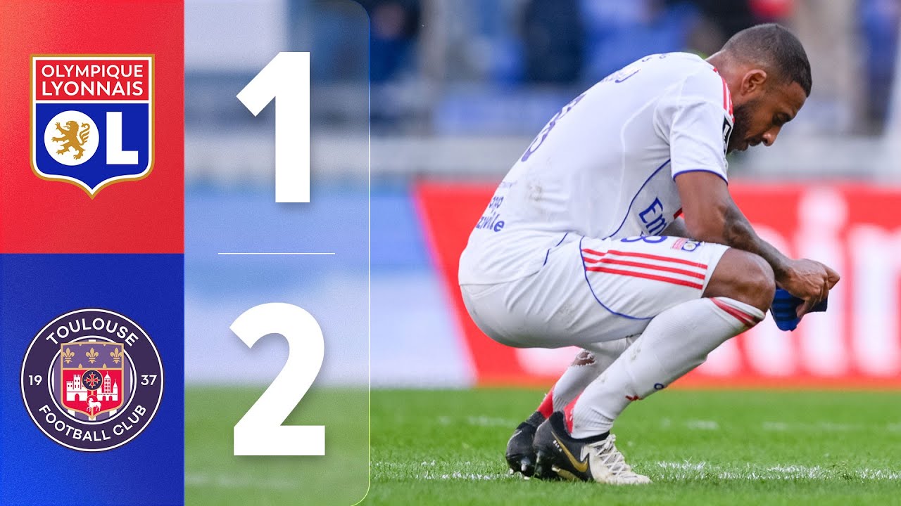 Résumé OL - Toulouse FC : Première défaite à domicile pour nos Gones (1-2)