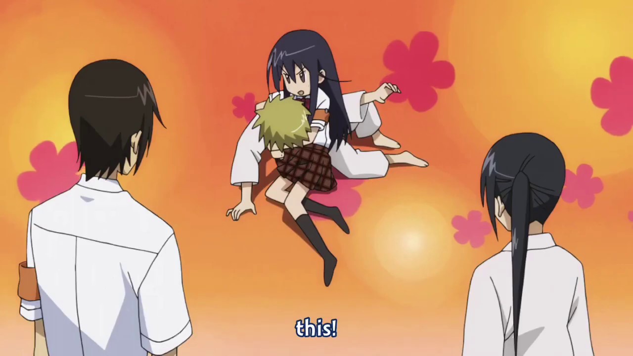 Shes All Over Him!!! Anime Funny Moments