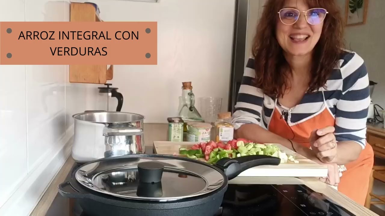RECETA DE ARROZ INTEGRAL CON VEGETALES.