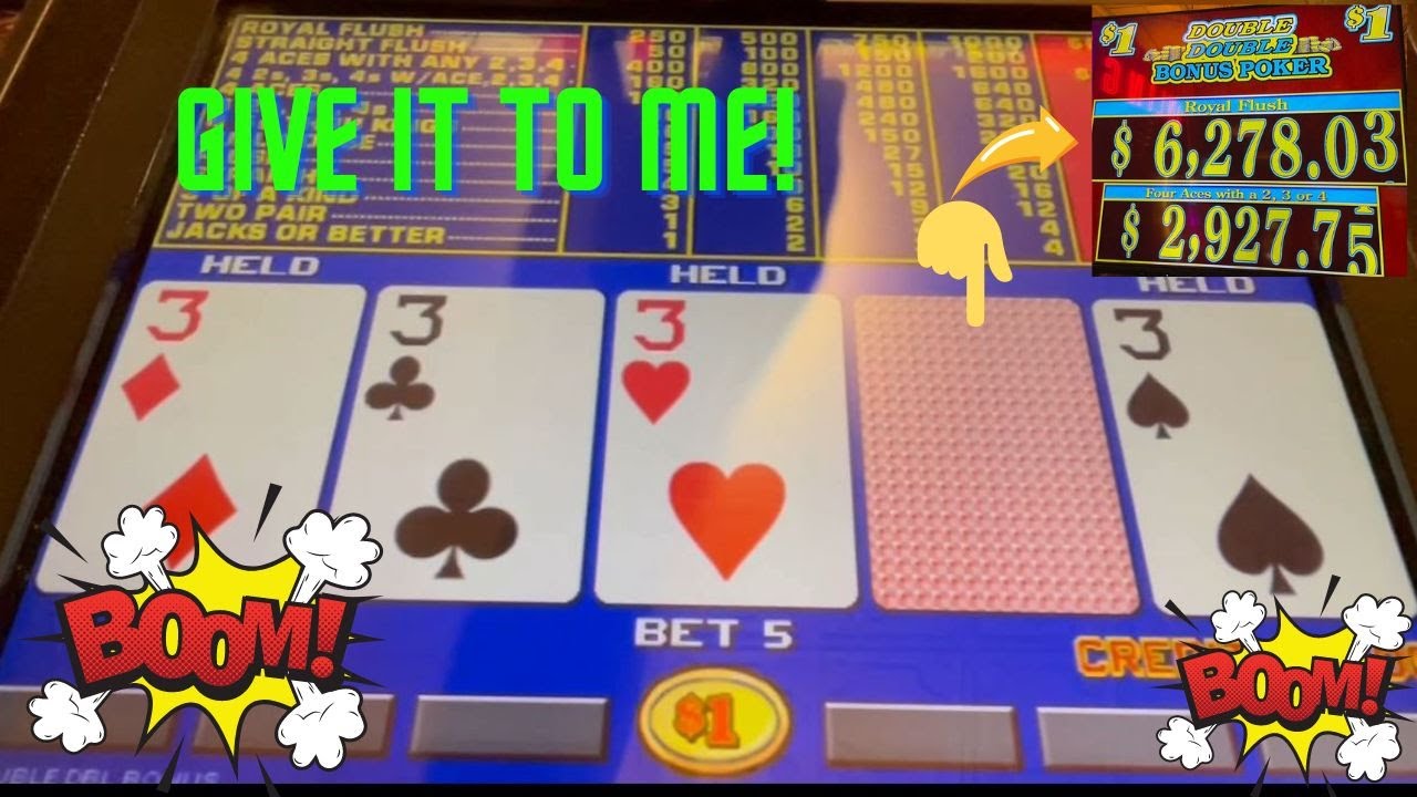Video Poker: Double Double Bonus Poker Progressive - Dollar machine