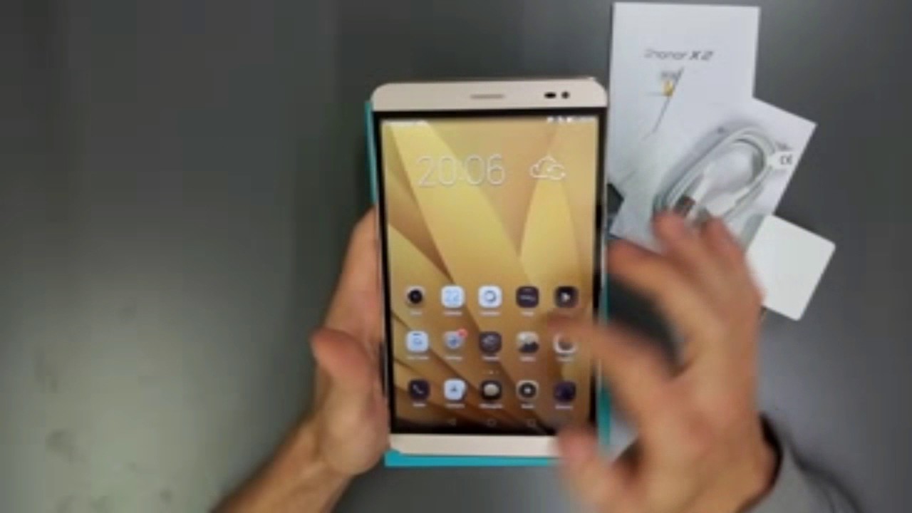 Huawei Mediapad X2 GOLD - Unboxing, Hands On & Antutu Benchmark