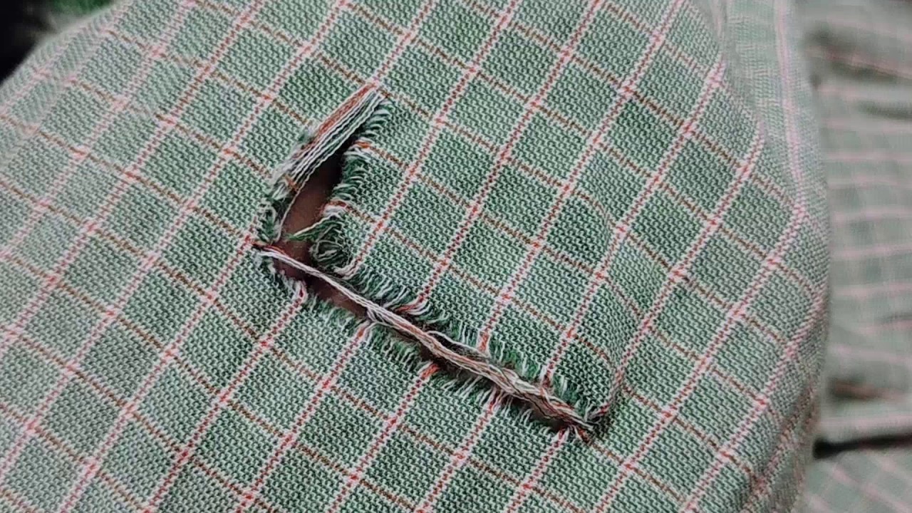 Научитесь этому волшебному шву, чтобы самостоятельно зашить дырку в одежде, не оставляя следов.