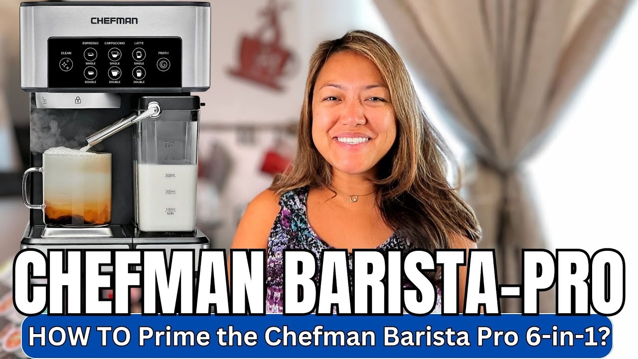 Как подготовить эспрессо-машину CHEFMAN BARISTA PRO 6-в-1