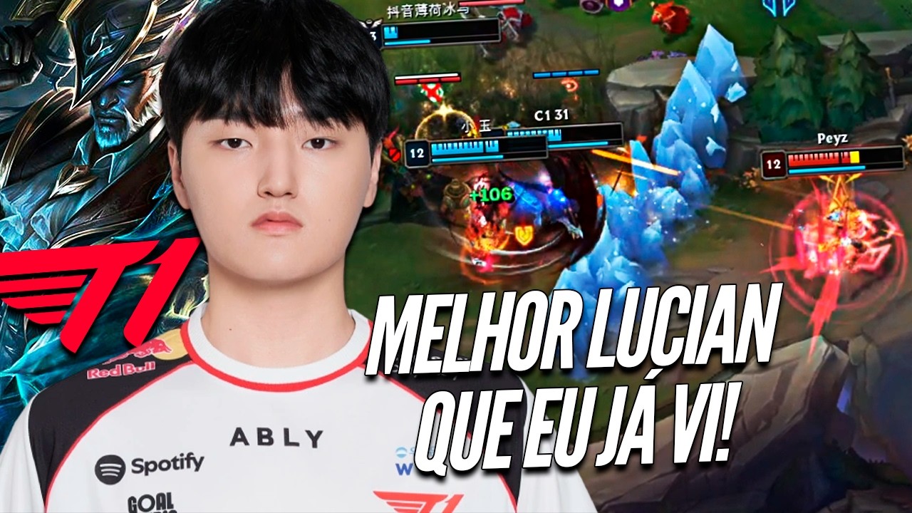 T1 PEYZ PARECE UM ROBO de LUCIAN, O MELHOR QUE EU JÁ VI!! - TREINO LCK 2026