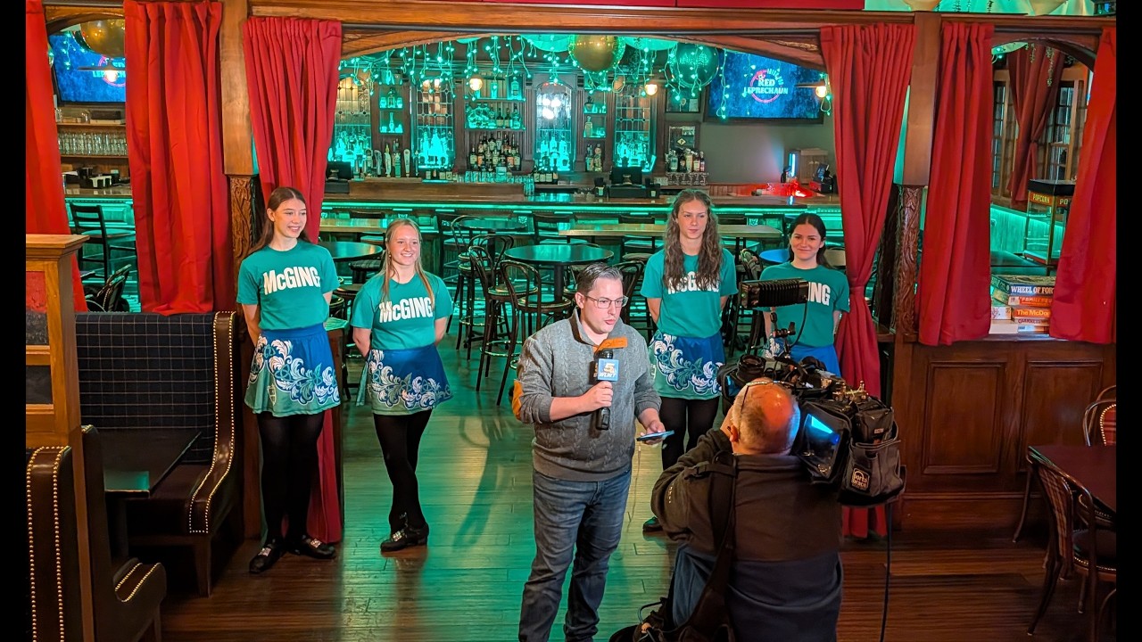 McGing Irish Dancers - WLWT 6:00 to 7:00 AM at The Red Leprechaun