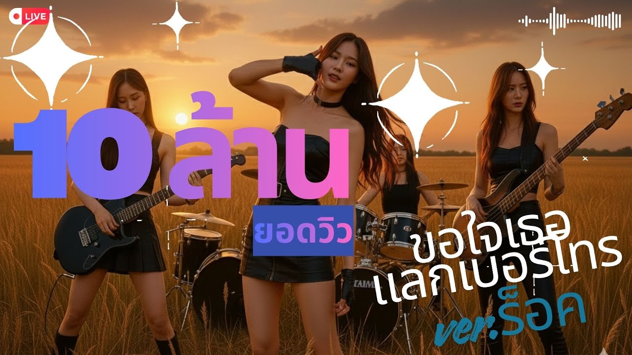 ขอใจเธอแลกเบอร์โทร – Rock Cover ที่โคตรมันส์ | เสียงผู้หญิง | ต้นฉบับ. หญิงลี ศรีจุมพล