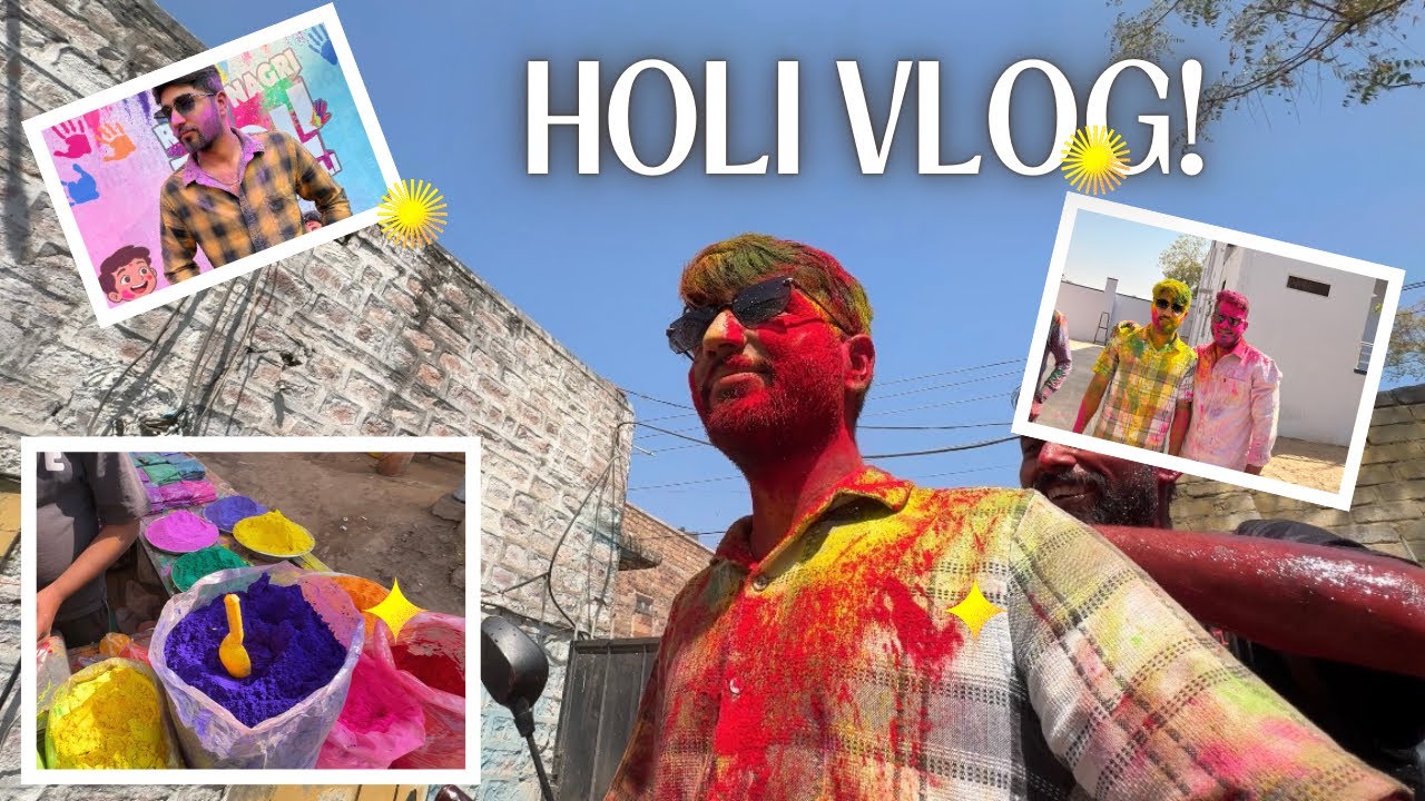 HOLI VLOG | Hoil Ki full Masti🫟