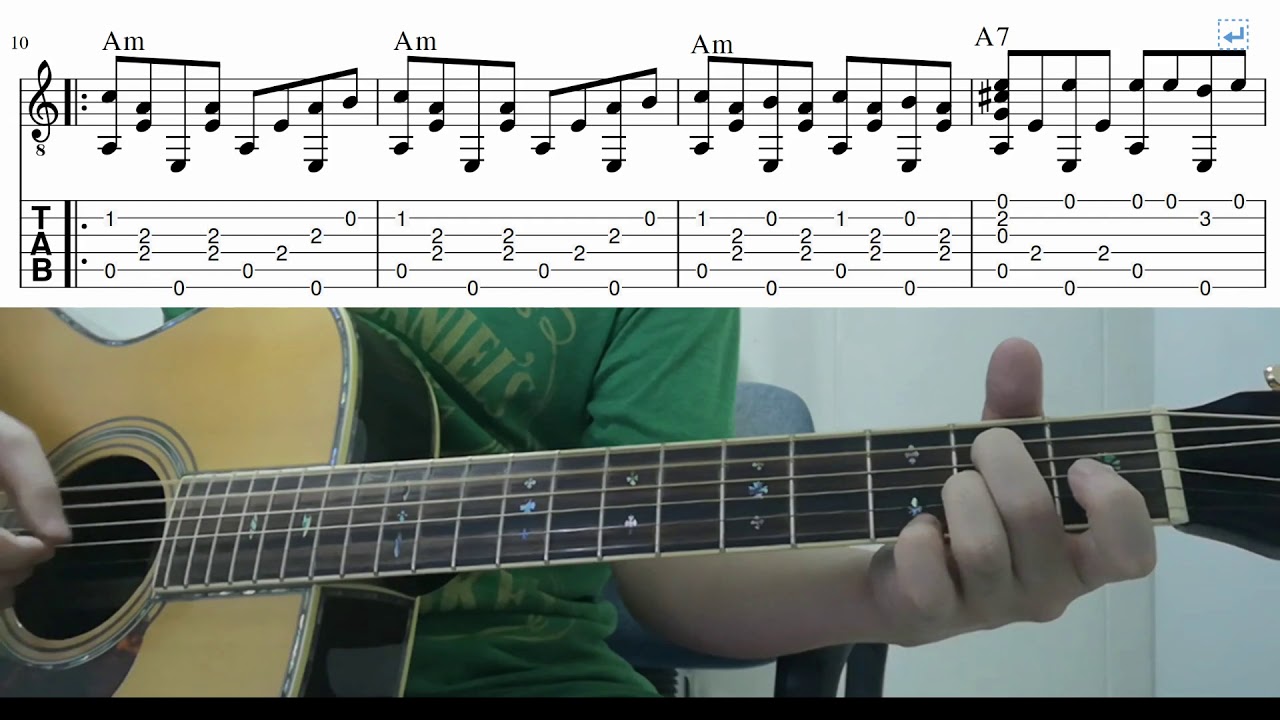Bella Ciao (Money Heist)  - Easy Fingerstyle Guitar Playthrough Tutorial Lesson With Tabs