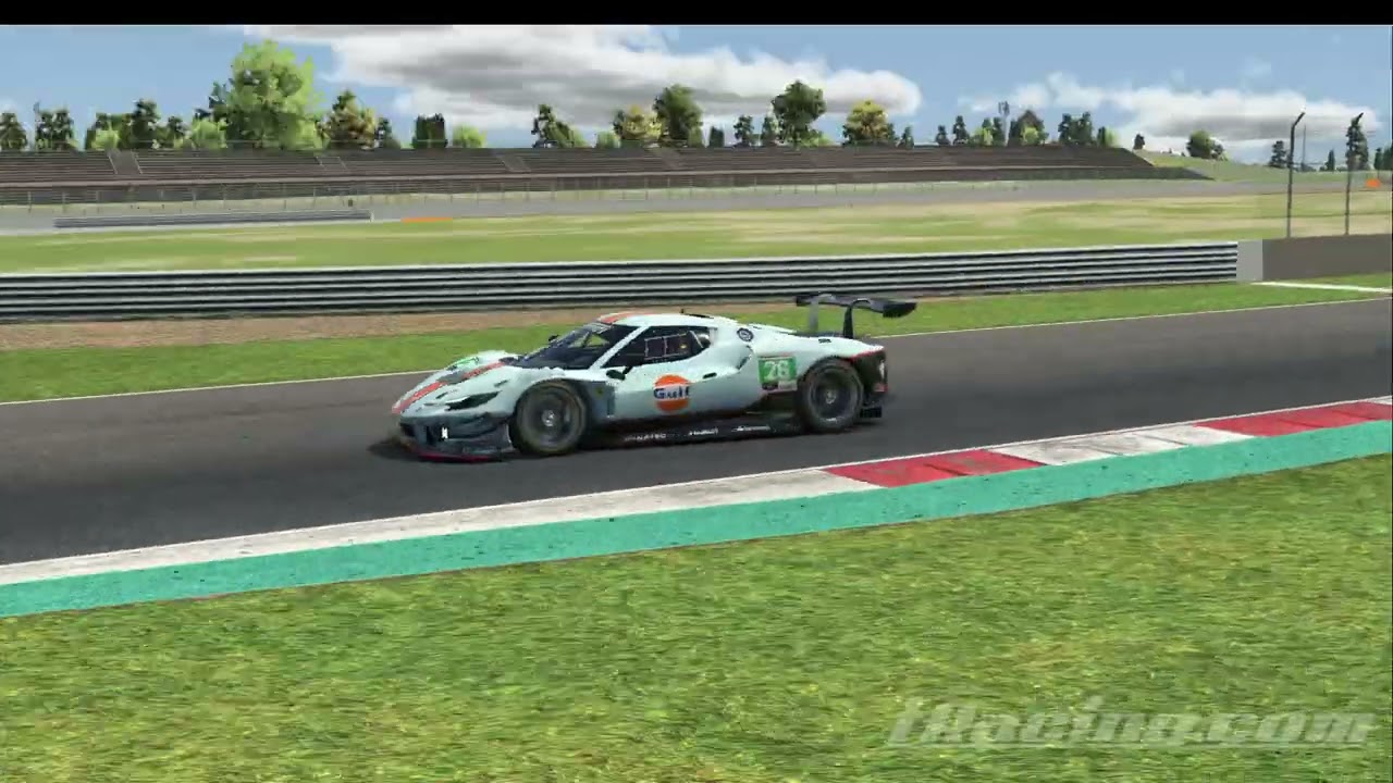 Ferrari 296 GT3 test at Magny-Cours