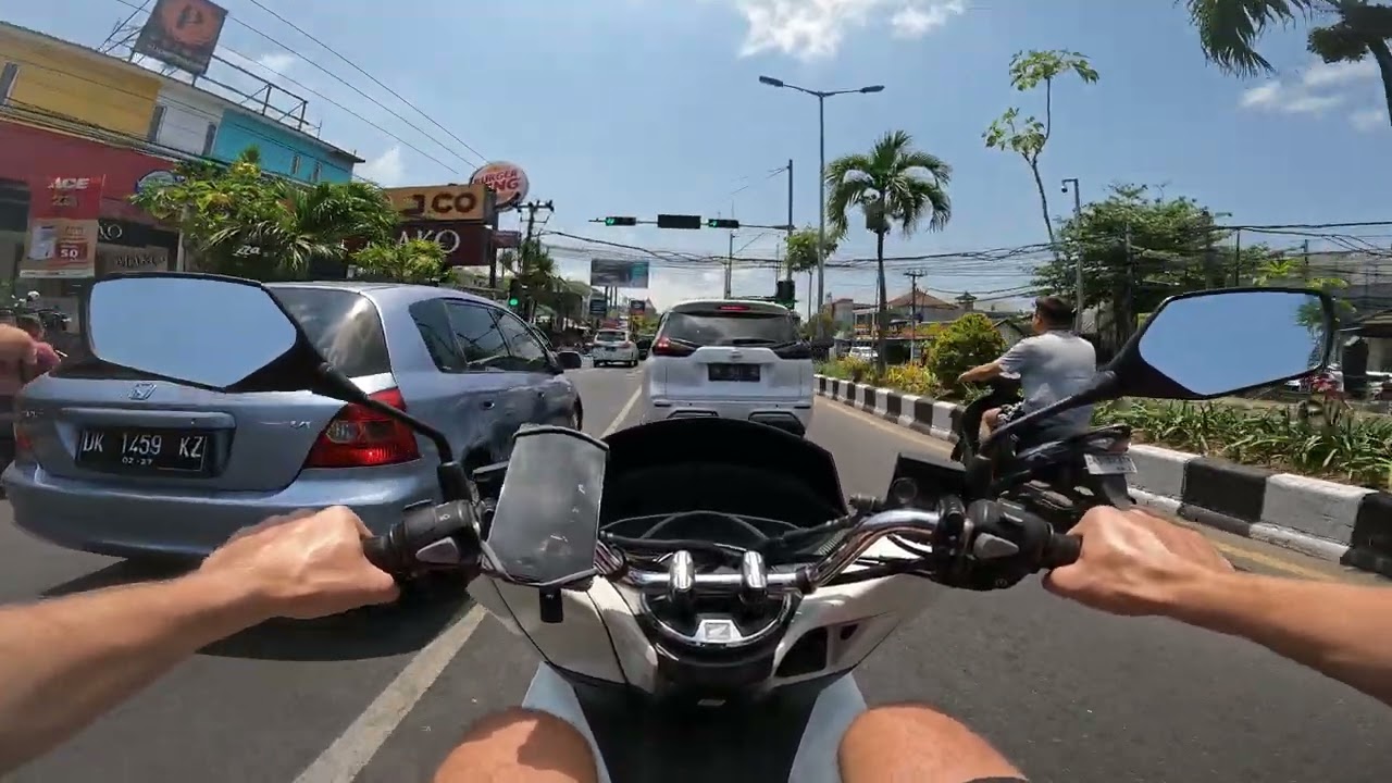 Scooter driving in sunny Bali, Indonesia 🇮🇩 4K | GoPro chest POV | Honda PCX 160