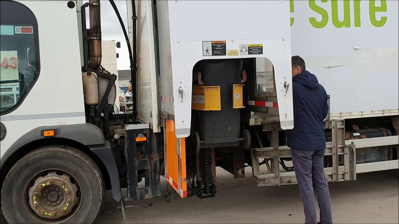 87 2008 dennis shred tech confidential waste shredder for sale