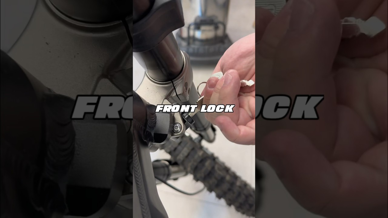 Lock it up to prevent theft more effectively!#surron #Talaria #surronlightbee #skrmod #bike #ebike