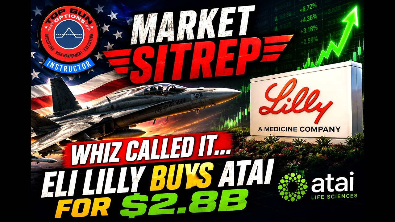 BREAKING - Eli Lilly Buys Atai (BAD DEAL) | Now What? Exercising ITM Options + a Bearish S&P Tredge