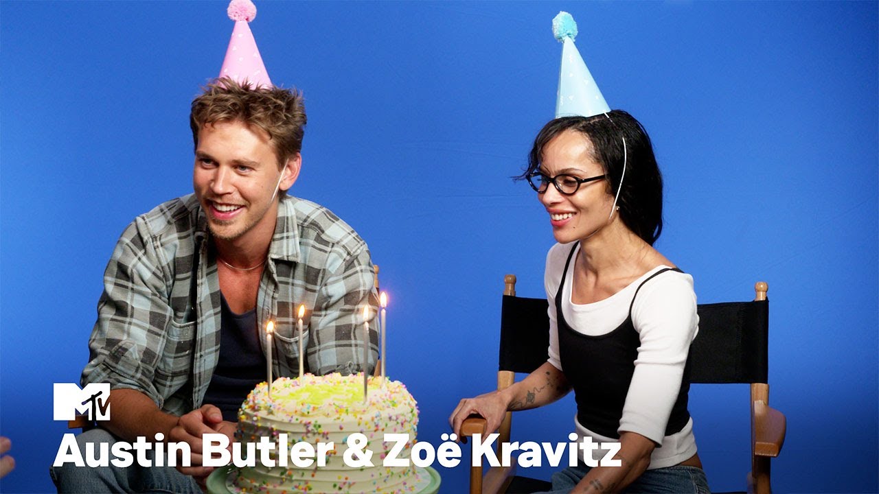 Austin Butler & Zoë Kravitz Have a Surprise Birthday Party + Chat ‘Caught Stealing'