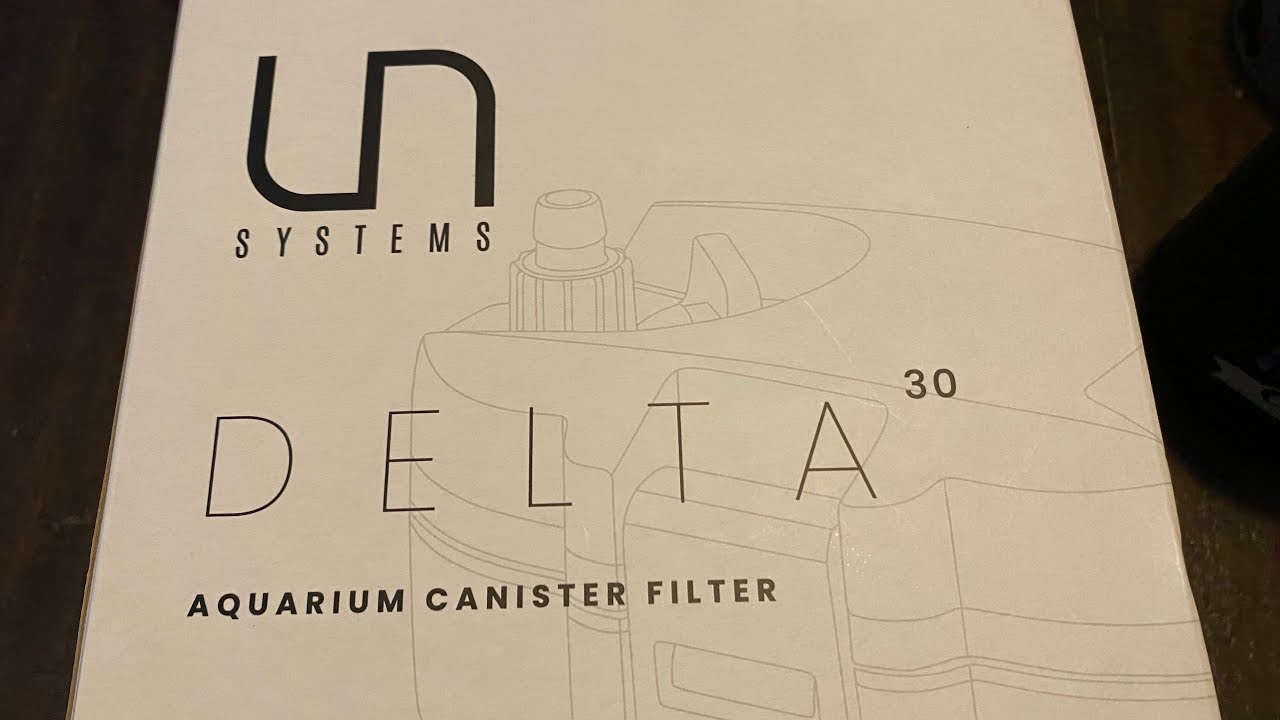 Canister filter.  Unboxin. Ultum nature systems  delta 30