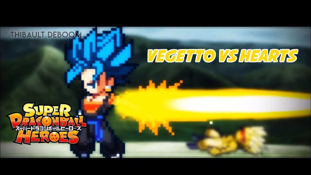 SDBH: Vegetto vs Hearts [ Sprite Animation ] ENG