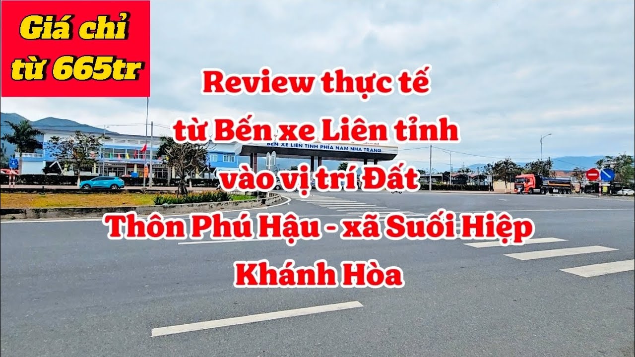 Đất ven Nha Trang, gần bến xe Liên tỉnh chỉ từ 665tr/lô #bdsdienkhanh #batdongsan #bds 