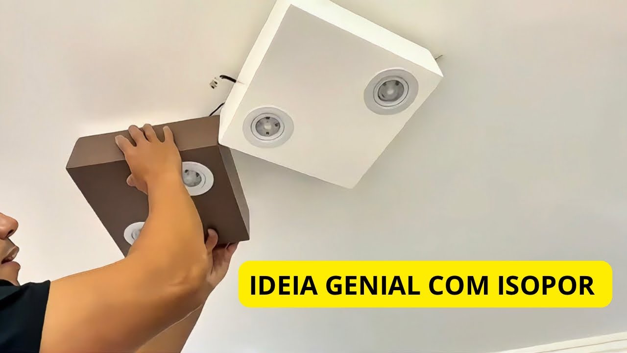 Voc&ecirc; n&atilde;o precisa gastar muito: veja essa ideia com isopor EPS!