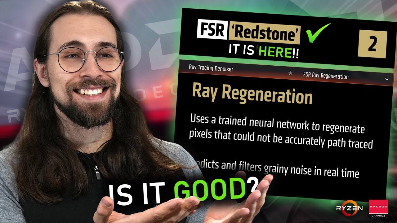 Testing AMD FSR Redstone's Ray Regeneration!! Is it BETA? No performance drop with FSR4 Enabled?!