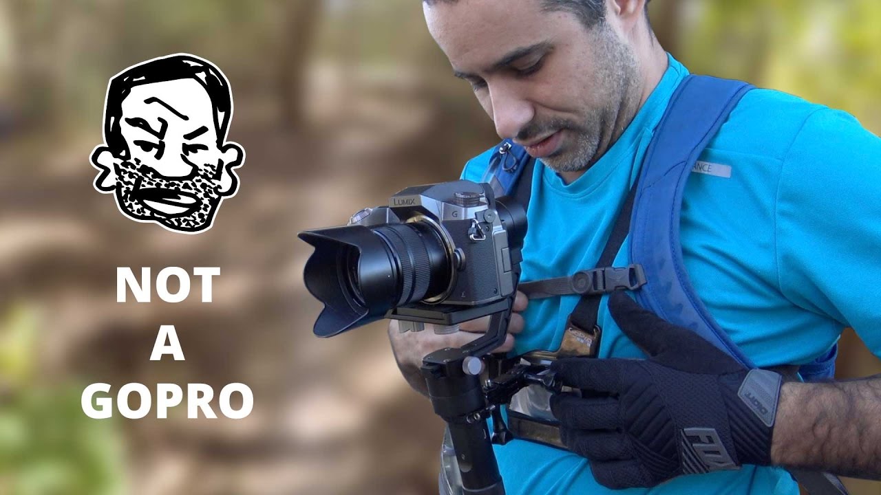 Wearable DSLR with Stabilizer - MTB Trail Session