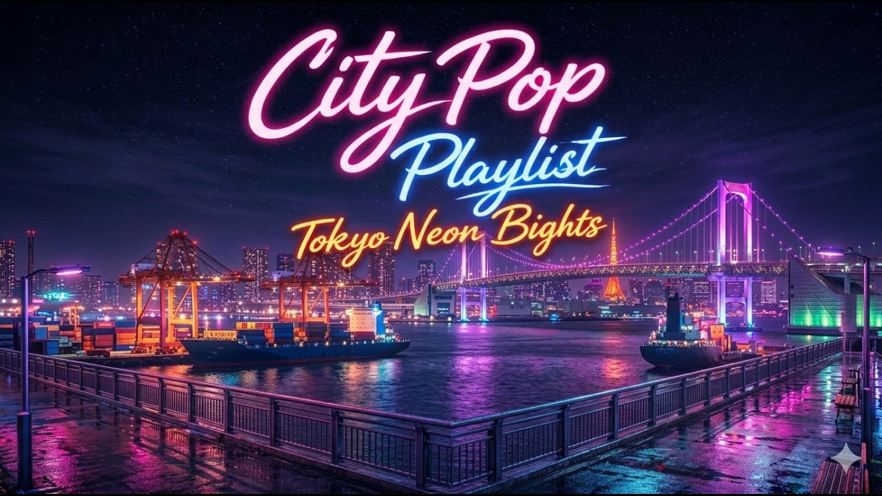 Tokyo Harbor Lights 🌊 City Pop Night Drive Playlist